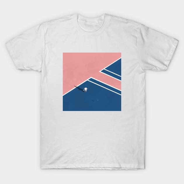 Tennis T-Shirt by dalebrains